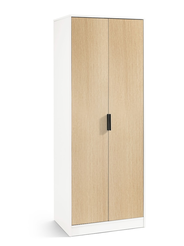 Julian Bowen White Alba Double Wardrobe - Image 2 of 4