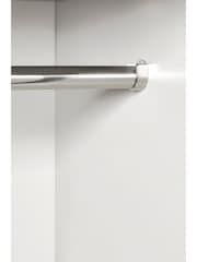 Julian Bowen White Alba Double Wardrobe - Image 3 of 4