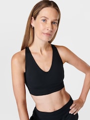 Sweaty Betty Black Gaia Yoga Bra - Image 1 of 7