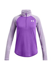 Under Armour Purple Tech Graphic 1/2 Zip Sweatshirt - Image 1 of 4