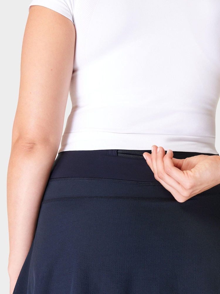 Sweaty Betty Navy Blue Swift Skort - Image 7 of 7
