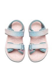Clarks Pink Standard Fit (F) Pastel Surfing Tide Toddler Sandals - Image 6 of 7
