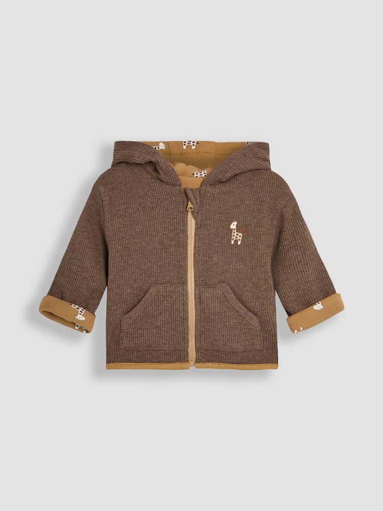 JoJo Maman Bébé Brown Baby Giraffe Hooded Set 3 Piece - Image 6 of 10
