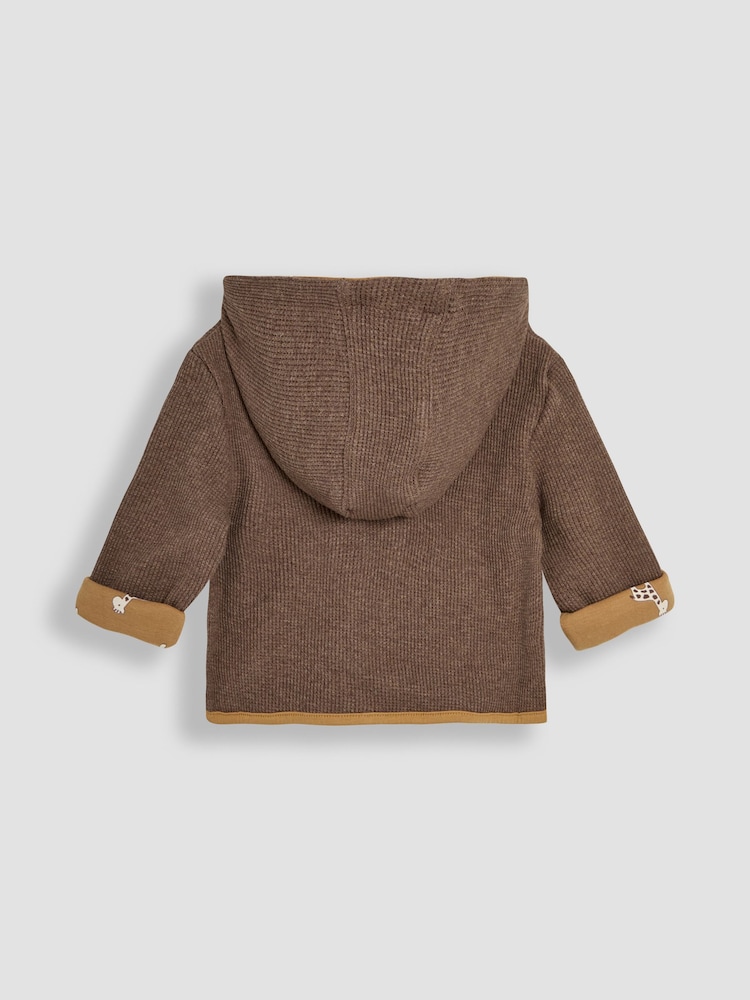 JoJo Maman Bébé Brown Baby Giraffe Hooded Set 3 Piece - Image 7 of 10