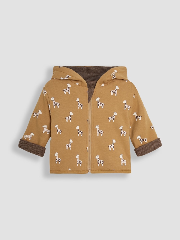 JoJo Maman Bébé Brown Baby Giraffe Hooded Set 3 Piece - Image 8 of 10