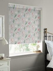 Sophie Allport Grey Tulip Made to Measure Roller Blinds - Image 2 of 6
