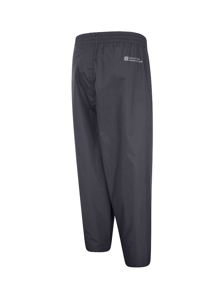 Mountain Warehouse Grey Pakka Kids Waterproof Over Trousers - Image 4 of 5