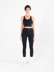 Gym + Coffee Black Womens Relentless 7/8 Leggings - Image 1 of 5