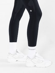 Gym + Coffee Black Womens Relentless 7/8 Leggings - Image 4 of 5