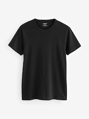 Black/Neutral Slim Fit 100% Cotton Layering T-Shirts 2 Pack - Image 7 of 10