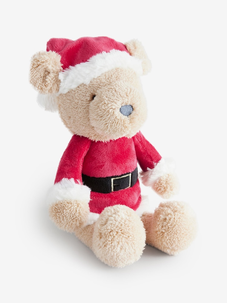 Christmas Santa Bear Soft Plush Toy - Image 1 of 4