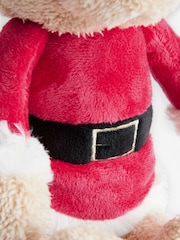 Christmas Santa Bear Soft Plush Toy - Image 3 of 4
