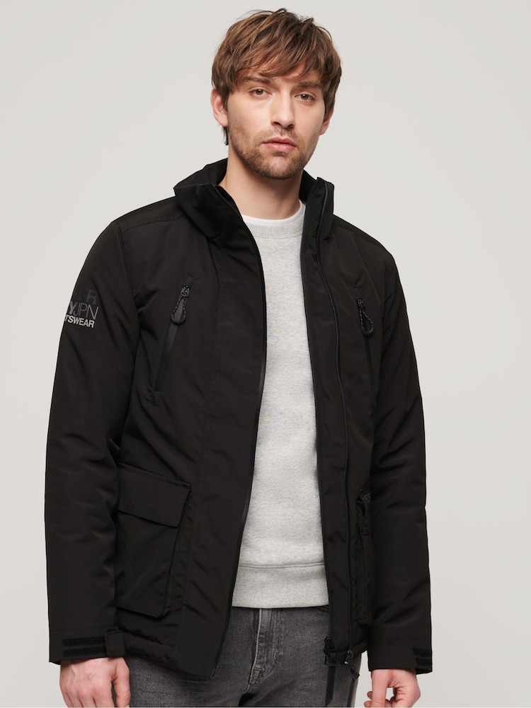 Superdry Black Ultimate Windbreaker Jacket - Image 1 of 7