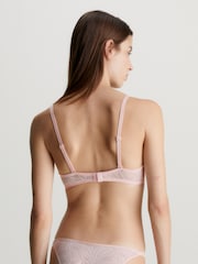 Calvin Klein Pink Cut Out Lined Bra - Image 2 of 4