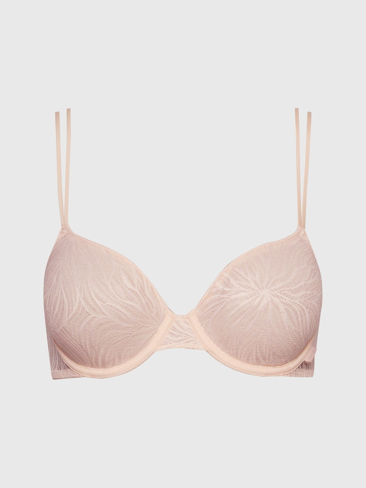 Calvin Klein Pink Cut Out Lined Bra - Image 4 of 4