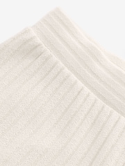 Cream Cosy Ribbed Jersey Trousers - Image 6 of 7