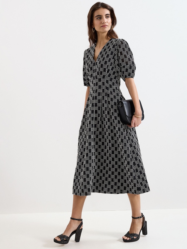 Phase Eight Black Yasmine Dress - Image 1 of 7 Phase Eight Black Yasmine Dress - Image 1 of 7