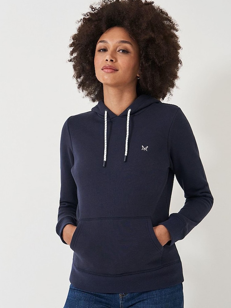 Crew Clothing Plain Cotton Regular Hoodie - Image 4 of 4