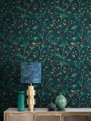 Clarissa Hulse Green Wild Chervil Kingfisher Gold - Image 1 of 3