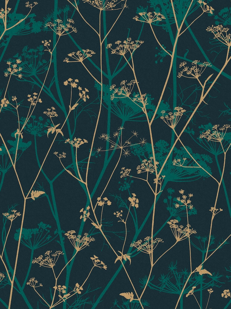 Clarissa Hulse Green Wild Chervil Kingfisher Gold - Image 2 of 3