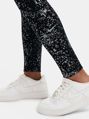 Nike Black One Dri-FIT Shine Leggings - Image 3 of 3