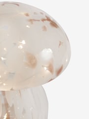 White Confetti Toadstool Battery Operated Large Glass Feature Light - Image 6 of 6