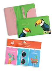 Emily Brooks Toucan Travel denarnice & Set of 3 potovalne torbe in kovčki Tags Set - Slika 1 iz 2