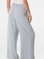 Forever New Blue Fran Wide Leg Trousers - Image 4 of 5