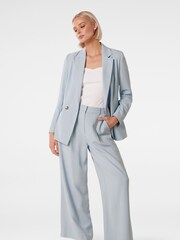 Forever New Blue Fran Wide Leg Trousers - Image 5 of 5