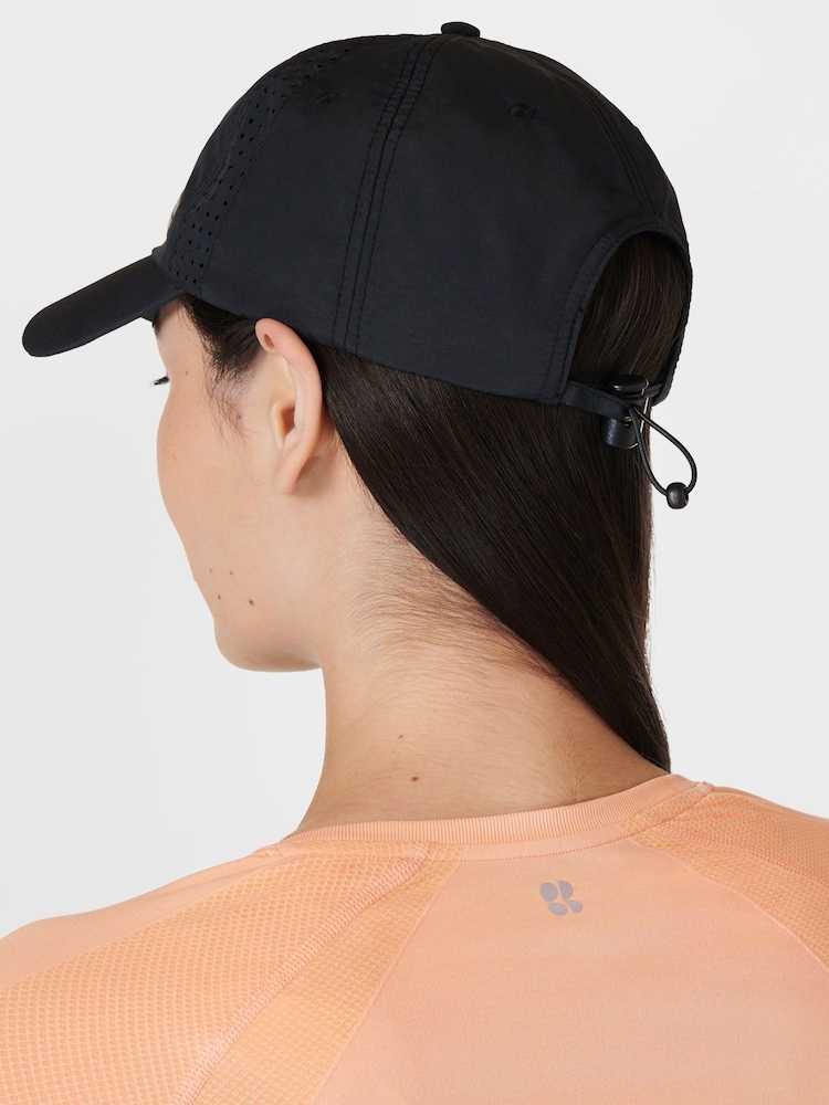 Buy Sweaty Betty Black Swiftie Pace Cap from Next USA display picture 2