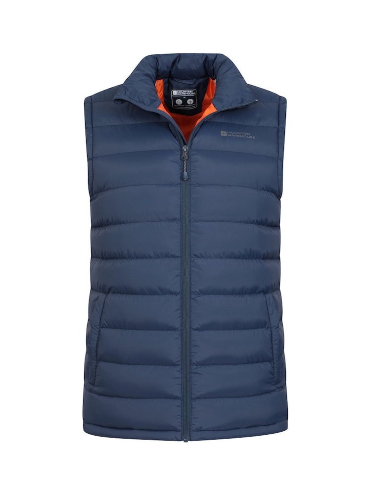 Mountain Warehouse Light Blue Seasons II Mens Water Resistant Padded Gilet - Image 4 of 6