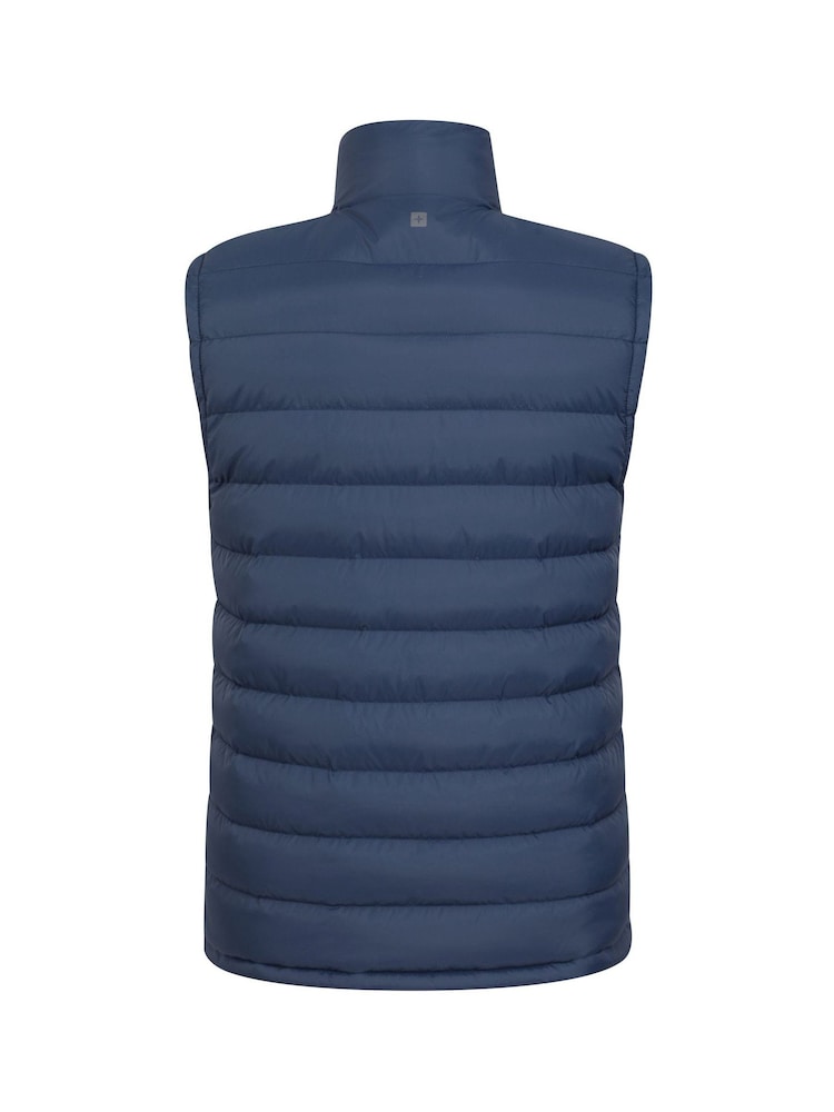 Mountain Warehouse Light Blue Seasons II Mens Water Resistant Padded Gilet - Image 5 of 6