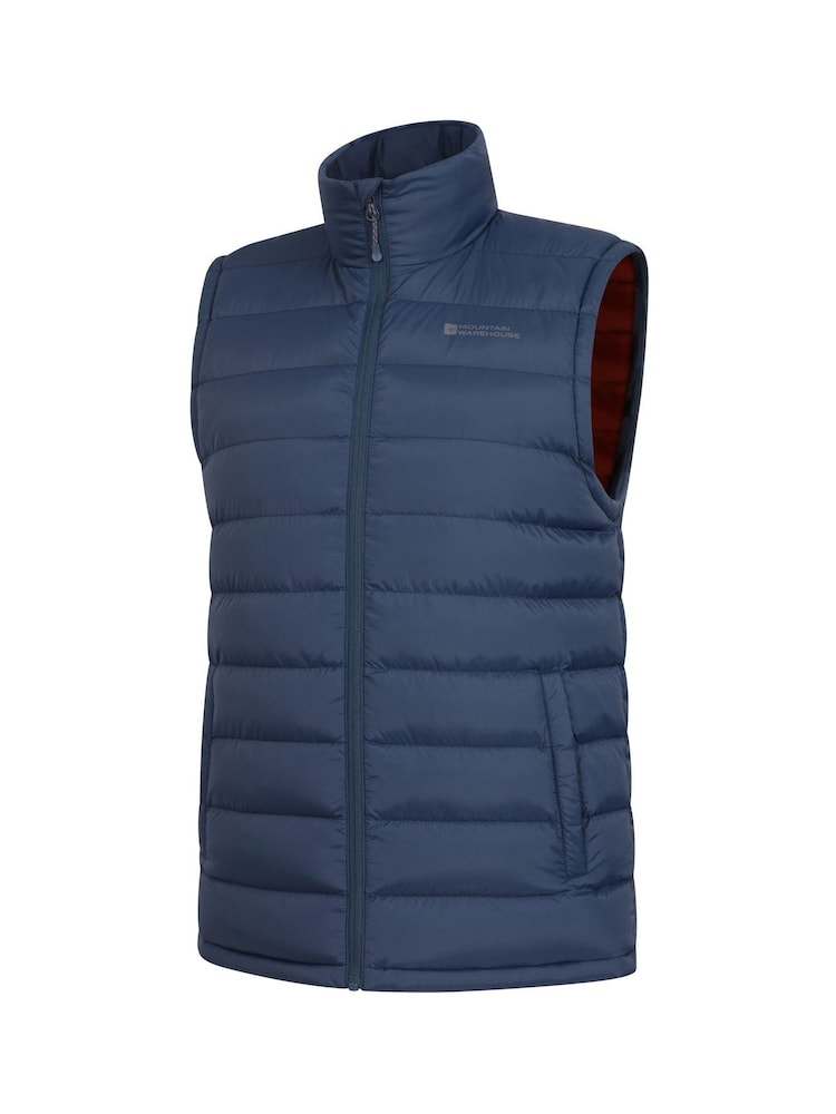 Mountain Warehouse Light Blue Seasons II Mens Water Resistant Padded Gilet - Image 6 of 6