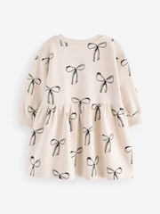 Monochrome Long Sleeve Jumper Dress (3mths-7yrs) - Image 6 of 9