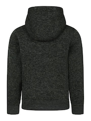Mountain Warehouse Black Nevis Sherpa Lined Kids Hoodie - Image 4 of 5