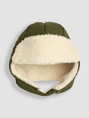 Verde caqui - JoJo Maman Bébé Cosy Cord Hat - Imagen 1 de 3