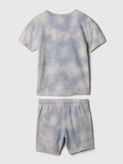 Gap Grey Tie-Dye Shorts Set (12mths-5yrs) - Image 2 of 2