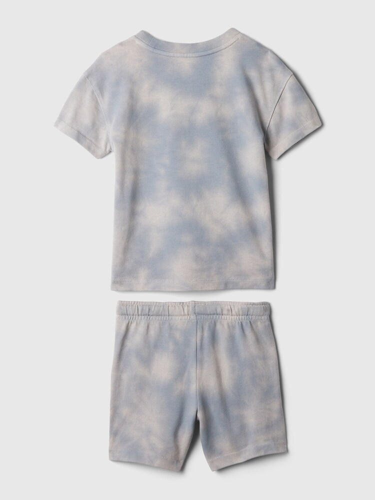 Gap Grey Tie-Dye Shorts Set (12mths-5yrs) - Image 2 of 2 Gap Grey Tie-Dye Shorts Set (12mths-5yrs) - Image 2 of 2