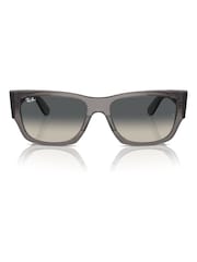 Ray-Ban Grey Carlos Rb0947S Rectangle Sunglasses - Image 4 of 9
