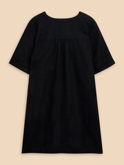 White Stuff Black 100% Linen Lina Tunic - Image 6 of 7