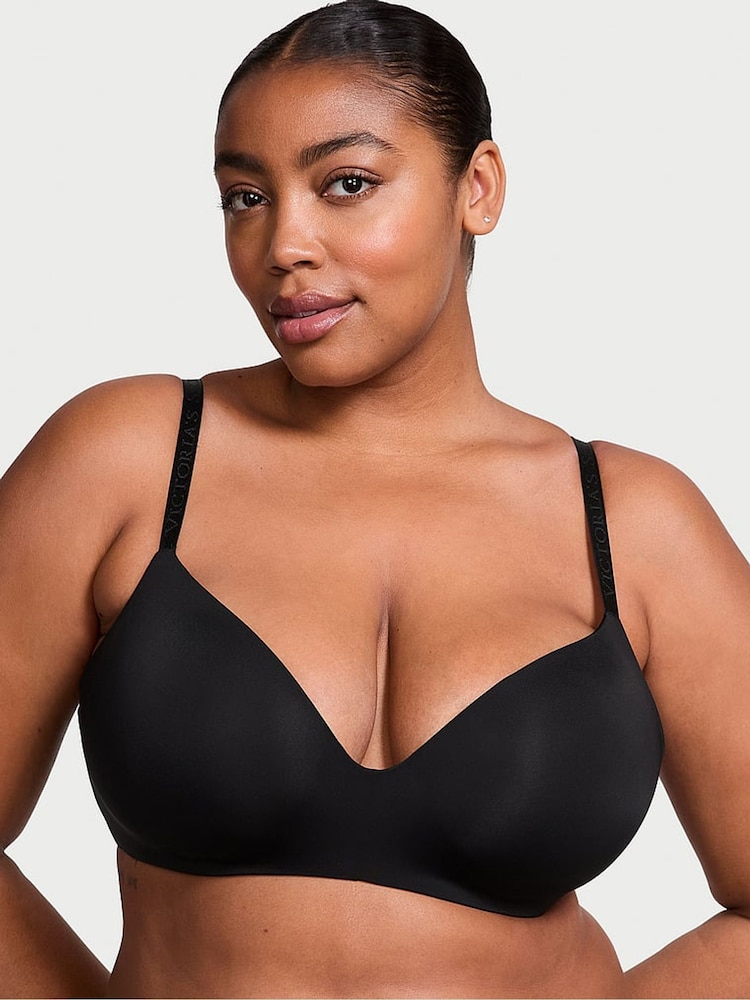 Zwart bandje - Victoria's Secret lichtgevoerde beha zonder beugels - Image 1 of 3