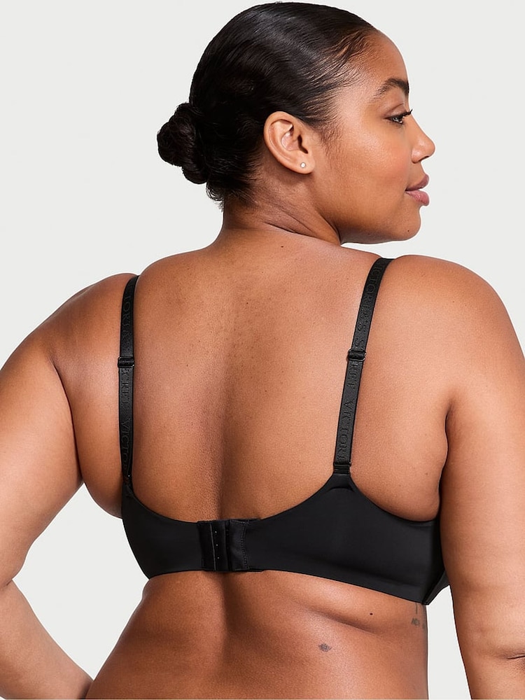 Victoria's Secret Black Strap Non Wired Lightly Lined Bra - Image 2 of 3 Victoria's Secret Black Strap Non Wired Lightly Lined Bra - Image 2 of 3