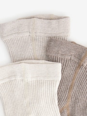 Chocolate Brown Rib Baby Tights 3 Pack (0mths-2yrs) - Image 6 of 6