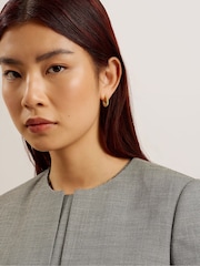 Ted Baker Grey Yutaka Cropped Tailored Jacket - Image 2 of 6