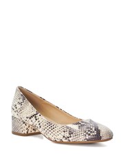 Dune London Animal Bracket Low Heel Comfort Courts - Image 4 of 7