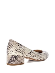 Dune London Animal Bracket Low Heel Comfort Courts - Image 5 of 7