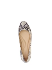 Dune London Animal Bracket Low Heel Comfort Courts - Image 6 of 7