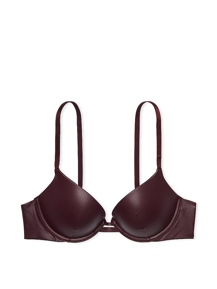 Victoria's Secret Brown Push Up Faux Leather Push Up Bra - Image 3 of 3