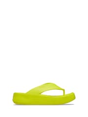 Crocs Green Getaway Platform Flip Flops - Image 2 of 4