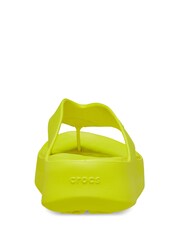 Crocs Green Getaway Platform Flip Flops - Image 3 of 4